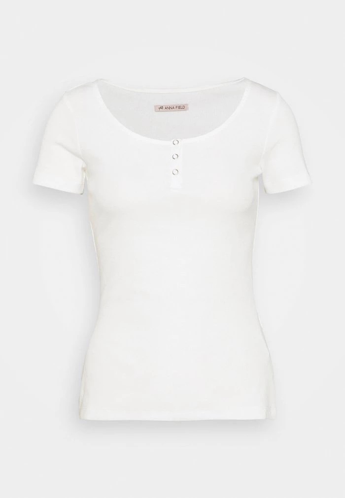 T-Shirt ANNA FIELD Anna Field Basic T-shirt Blanche Femme | HXC-6479401